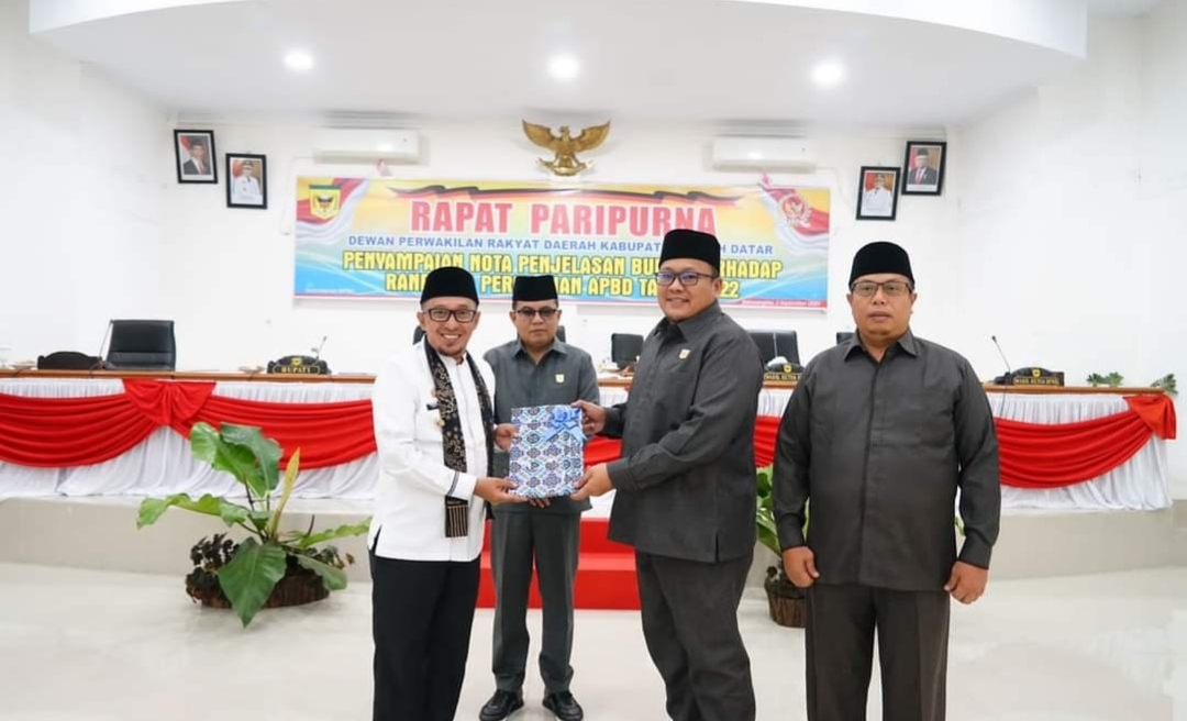 Nota keuangan dan rancangan Perubahan APBD Kabupaten Tanah Datar Tahun Anggaran 2022