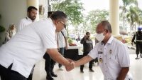 Sekda Solsel sambut kedatangan rombongan Dewan Ketahanan Nasional (Wantannas) RI Sekretaris Jenderal dipimpin oleh Mayjen TNI Syachriyal E Siregar