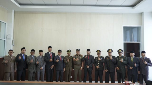 Foto bersama usai Vidcon Hari Kesaktian Pancasila