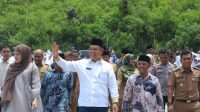 Bupati Solok, Epyardi Asda, Anggota Komisi V DPR RI, Athari Gauthi Ardi beserta rombongan saat kunjungan kerja ke Nagari Salayo Tanang Bukik Sileh