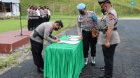 Kasat Reskrim dan Kapolsek Hiliran Gumanti Berganti, Kapolres Solok Pimpin Sertijab