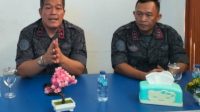 Kepala BNNP Sumbar Brigjen Pol Sukria Gaos didampingi kepala BNNK Solok, AKBP Saifuddin Anshori