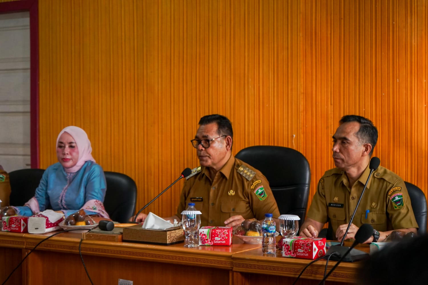 Suasana rapat persiapan yang dipimpin langsung oleh bupati Epyardi Asda