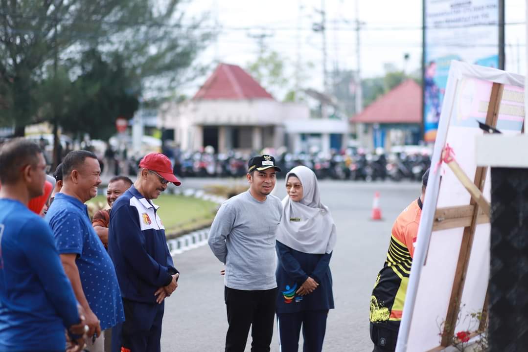 Apel aksi cegah stunting di Halaman Balai Kota Solok