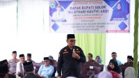 Bupati Solok Epyardi Asda memaparkan program Pemkab Solok.