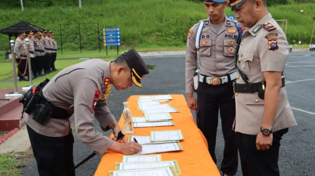 Sertijab pejabat utama Jajaran Polres Solok.