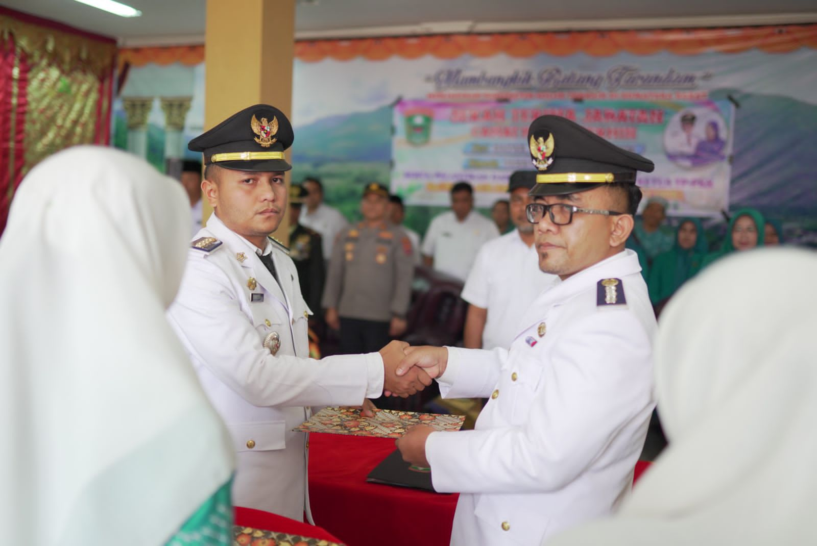 Sertijab Camat Pantai Cermin.