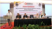 Pemaparan Ketua Bawaslu Kabupaten Solok.