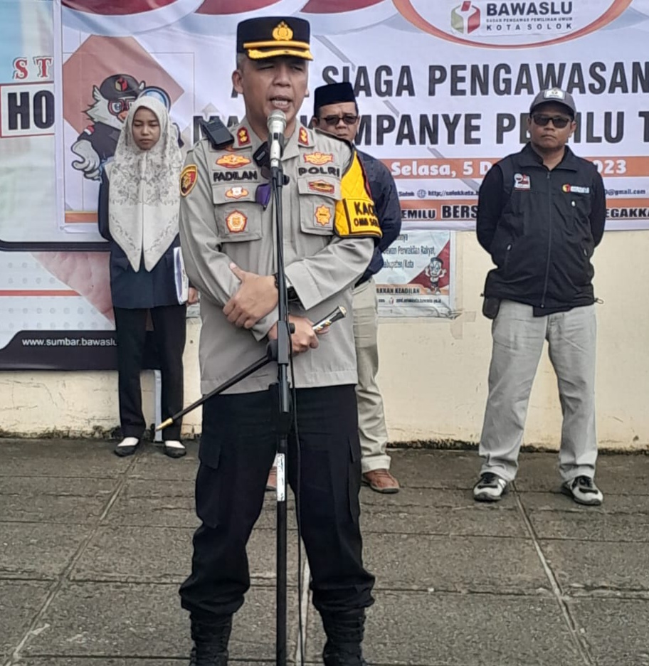 Kapolres Solok Kota AKBP Ahmad Fadilan menekankan pentingnya menjaga netralitas dalam menghadapi pemilu tahun depan.